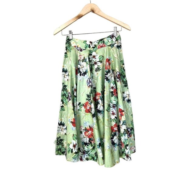 Zara Woman Tropica A-Line Circle Skirt XS - Picture 16 of 16